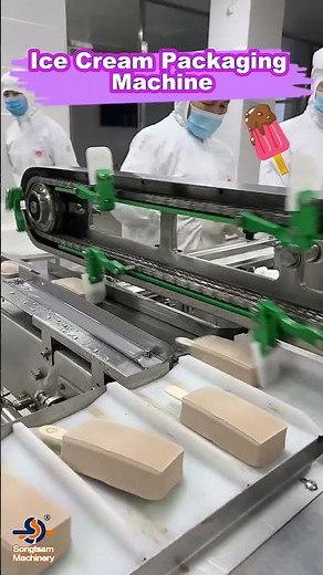 Ice cream packaging production line