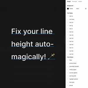Fix your line height automagically in Figma 🪄 by Bunin Dmitriy on Dribbble