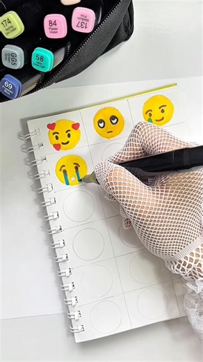 Crying Sticker Art😭 #art #asmr #drawing