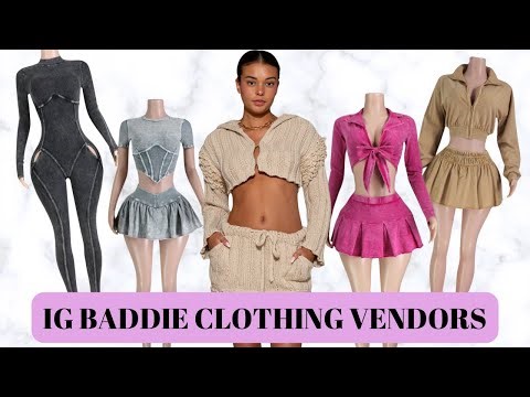 TOP 3 INSTAGRAM BADDIE CLOTHING VENDORS FOR 2025-2026 || FREE WHOLESALE #CLOTHINGVENDORS