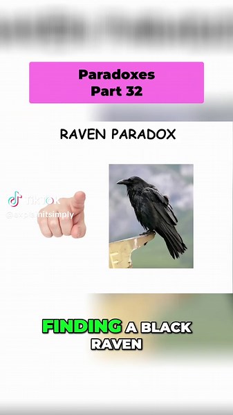 Understanding the Raven Paradox with Green Apples