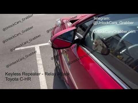 Keyless Repeater Open / Start Toyota CH-R 2023. For Legal Use Only #keylessentry #codegrabber