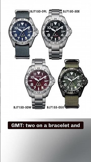 Citizen Promaster NaviHawk & GMT Watches