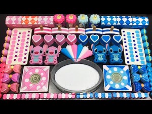 PINK Vs BLUE PIPING BAGS Slime !!! Mixing Random Things into GLOSSY Slime !!!