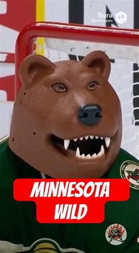😂 NHL GOALIE MASK: Minnesota #hockey #viral 🏒 🐻