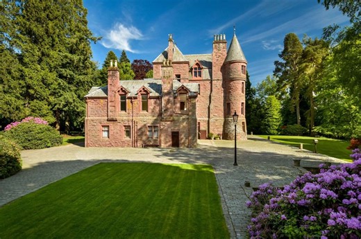 Inside pink £1.5m 'Disney castle' that comes with 11 bedrooms set in 31 acres
