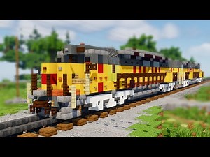 Minecraft Union Pacific DD35A, DD35 Train Tutorial
