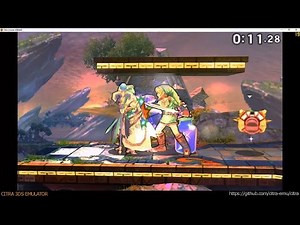 Citra 3DS Emulator - Super Smash Bros. ingame 1080p