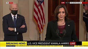 34K views · 550 reactions | "Today we feel a sign of relief, still is cannot take away the pain." US Vice President Kamala Harris says "we are all a part of George Floyd's legacy and our job is to honour it". Read more: https://trib.al/4M2BDwA | Sky News | Facebook