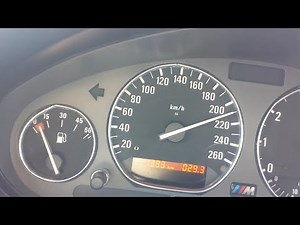 BMW 323i e36 0-Vmax Acceleration