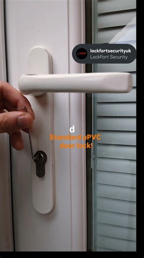 Is your uPVC door lock as easy to pick as this one?