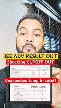 URGENT🫡|SHOCKING JEE Advanced 2026 Cutoff OUT✅|Category Wise Cutoff Jee Advanced 2026