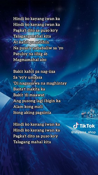 Hindi Ko Kayang Iwan Ka Lyrics
