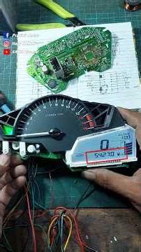 Cause of odo/km not appearing on the ninja 250 fi speedometer #speedometer #polarizer #ninja250