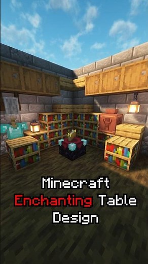 Minecraft Enchanting Room Design!