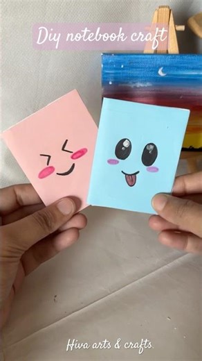 DIY Mini Notebooks One Sheet of Paper - DIYBACK TO SCHOOL🤩❤️ #art #diy #youtubeshorts #craft