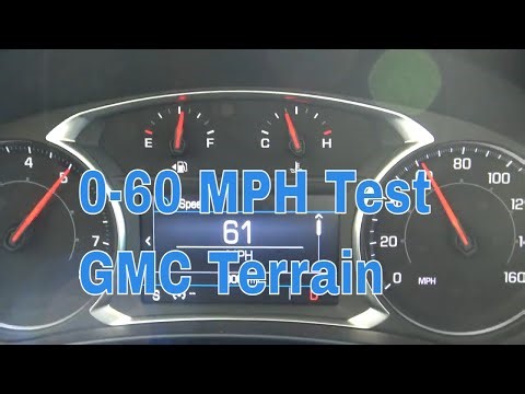 GMC Terrain 1.5L Turbo 0-60 MPH Run