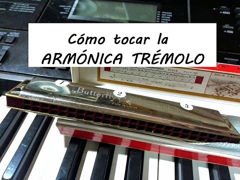 Cómo tocar la ARMÓNICA TRÉMOLO. Tutorial