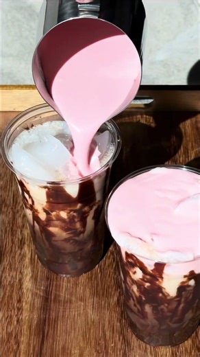 Chocolate covered Strawberry Chai Latte and raspberry latte!! #chai #drinkrecipes