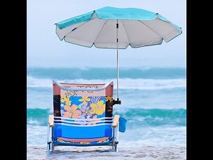 How to Set Up AMMSUN Portable Clamp Umbrella on a chair (Stay Safe & Secure)