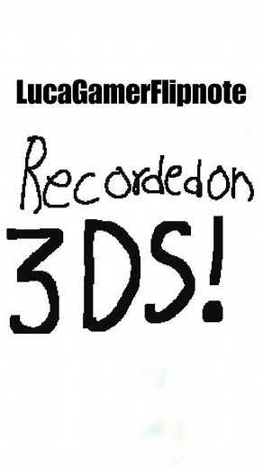 first flipnote studio animation on modded 3ds...