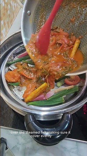🌶️🐟Steamed Ikan Kembung Asam Pedas 😋