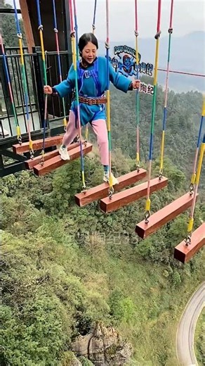 Only Anxious Breathing And Powerful Wind Gusts+ -Asmr Bungee Jumping