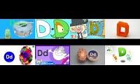 Mix of 8 videos from youtube : Learn about the letter D