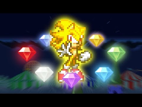 Sonic FGX Ultimate All Chaos Emeralds + Super Sonic