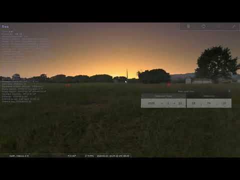 How to measure Sunrise and Sunset Time of Present, Past or Future Using Stellarium