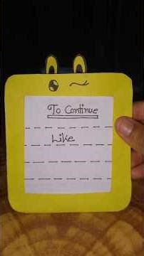 cute book #paper #papercraft #homemadepapercraft #diy