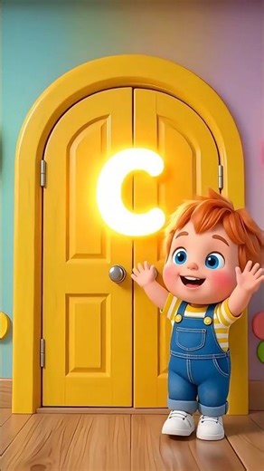 ABC Song for Kids (A-D) | Fun Alphabet Nursery Rhyme | ABCD Learning Song #abcd #kidssongs #shorts