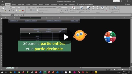 Sépare la partie entière et la partie décimale avec Excel 📚 Le Livre Excel l Intégrale : https://lnkd.in/diX5G_Yb ✔ La source Excel pour t entraîner : https://lnkd.in/dpfW57zY Cette vidéo offre… | Stéphane Rossetti