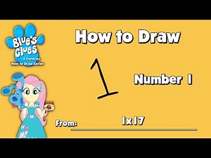 Blue's Clues and Fluttershy: How to Draw - Number 1 (From 1x17)