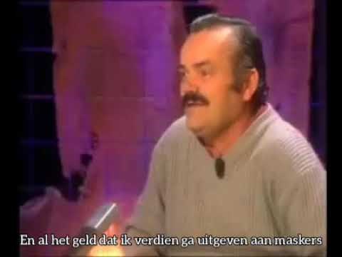 Spaanse man lacht met Belgische coronamaatregelen
