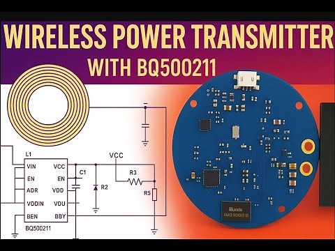 Designing a Qi Wireless Power Transmitter with the BQ500211 Full Schematic & PCB Walkthrough