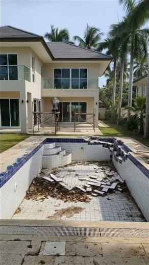 Abandoned Backyard → Luxury Swimming Pool Transformation | Satisfying Timelapse