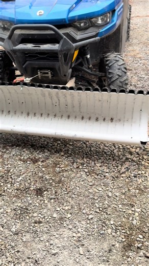 Homemade Snow Plow Prototype Testing