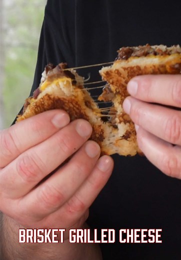 Easy Cheesy Brisket Grilled Cheese Recipe