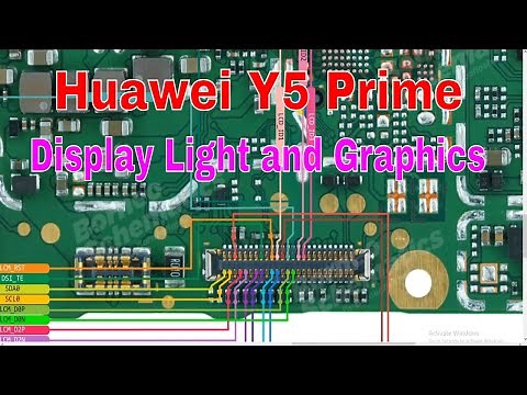 Huawei y5 2018 Lcd Light and Graphics Solution | Huawei Y5 Prime Display Hardware Jampar ways