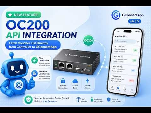 GConnectApp v4.3.5 — OC200 Internal API Integration Demo