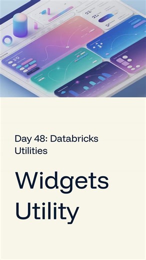 Durga Jobs on Instagram: "🎛 Widgets Utility = Add dropdowns, text boxes, and sliders in Databricks notebooks. Make your workflows interactive and dynamic. 👉 Learn how to build smart notebooks at DURGASOFT. 📅 Batch: Online Azure Databricks Classes 👨‍🏫 Faculty: Expert Trainers 💻 Zoom Live + Recordings #WidgetsUtility #DBUtils #AzureDatabricks #BigData #ApacheSpark #InteractiveNotebooks #DataEngineering #DURGASOFT #DatabricksTraining #LearnWithDurgaSoft #CareerGrowth"