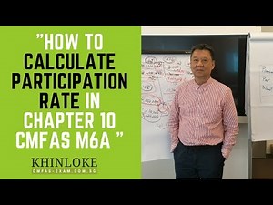 How To Calculate Participation Rate in Chapter 10 CMFAS Module 6A | Ep. 13
