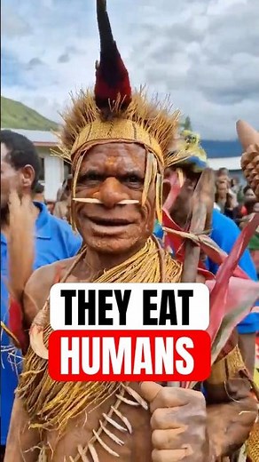 The Korowai: People Who Eat Humans – Shocking Cannibal Rituals in New Guinea! #shorts #viralshorts