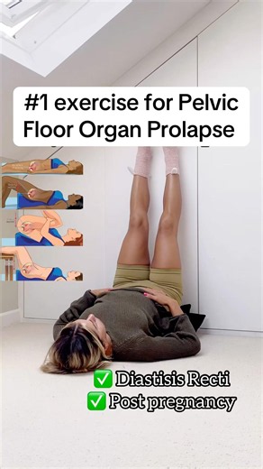 Another #1 resting exercise to help with your Pelvic Floor #organ #prolapse