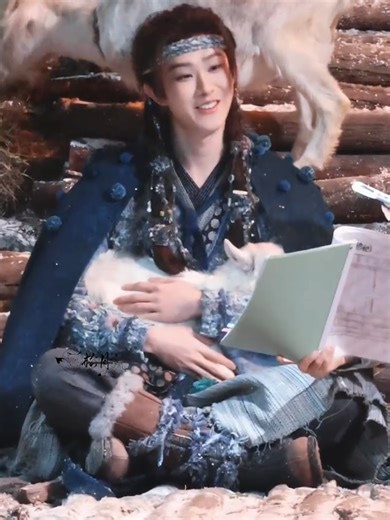 Calming Goat Moment with Man Man
