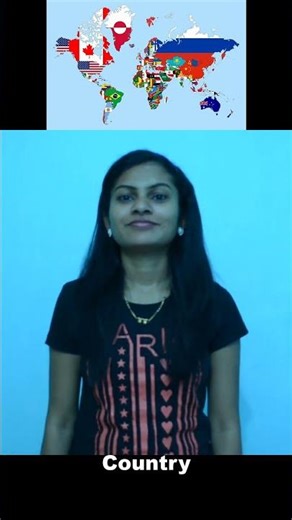 How to Say "Country" in Sign Language | ISL | #Shorts