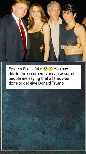 Epstein File is real or fake 😨