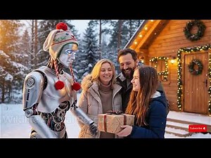 Christmas Celebration With a Tesla Humanoid Robot - What’s Next