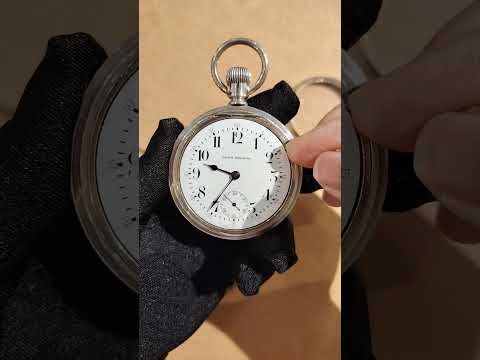 How to operate a front opening and lever set pocket watch.
